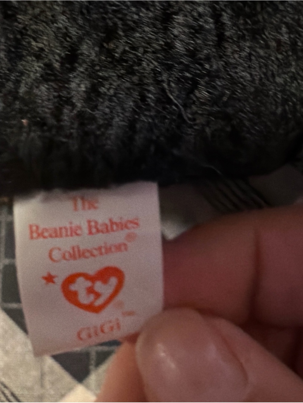 Gigi TY Beanie Baby 1997 1998 Poodle with *Tag Anomalies* Retired - Picture 7 of 9